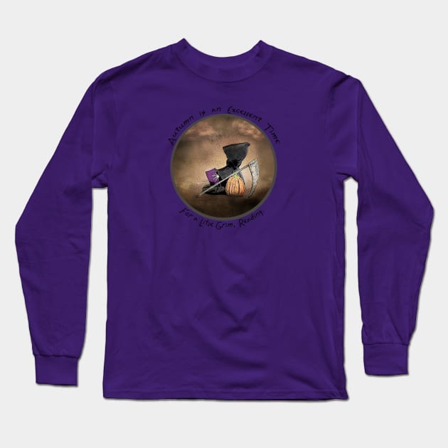 A Little Grim Reading Long Sleeve T-Shirt by LisaSnellings